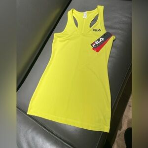 Fila Women's Bright Yellow Tank Top